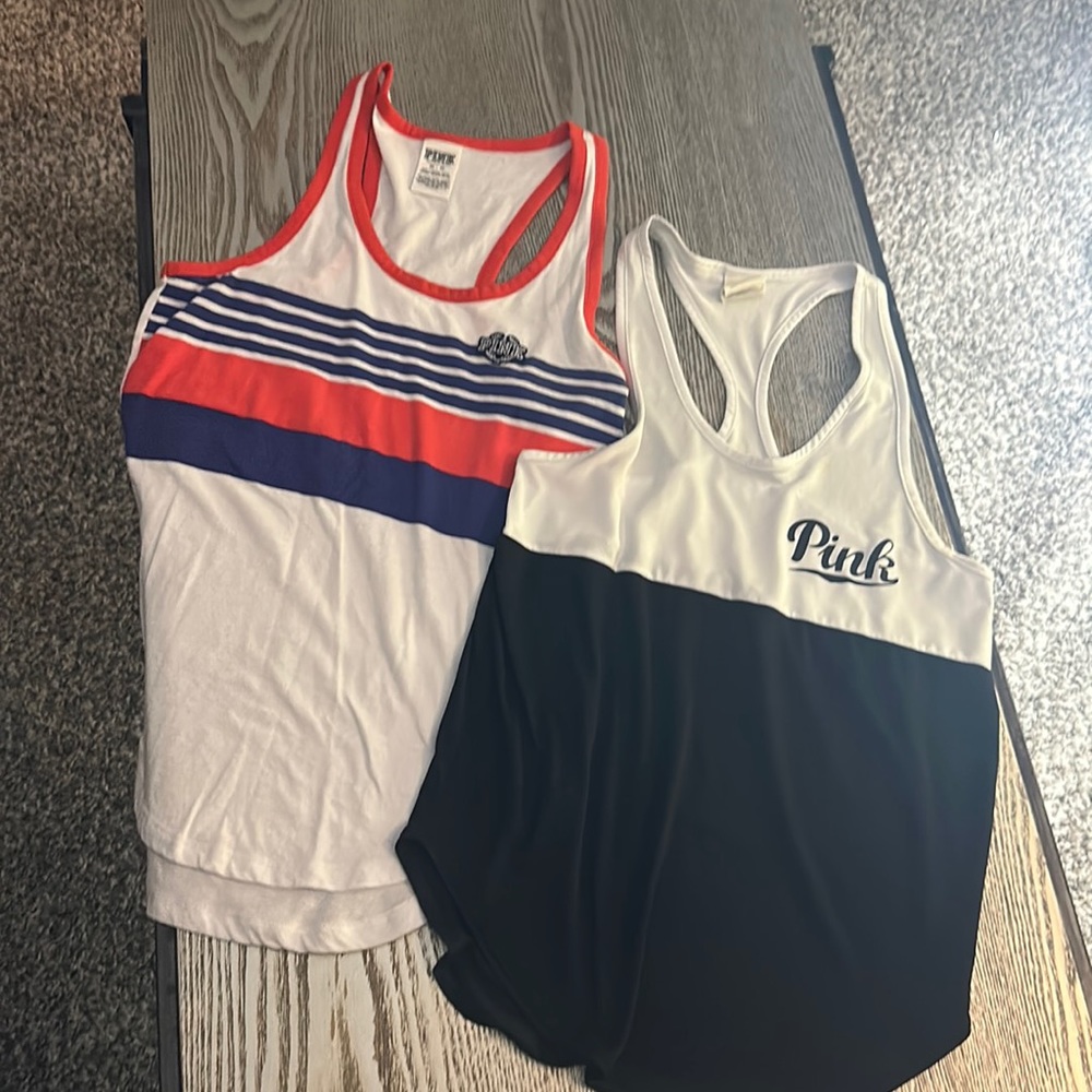 Victoria’s Secret Pink tanks